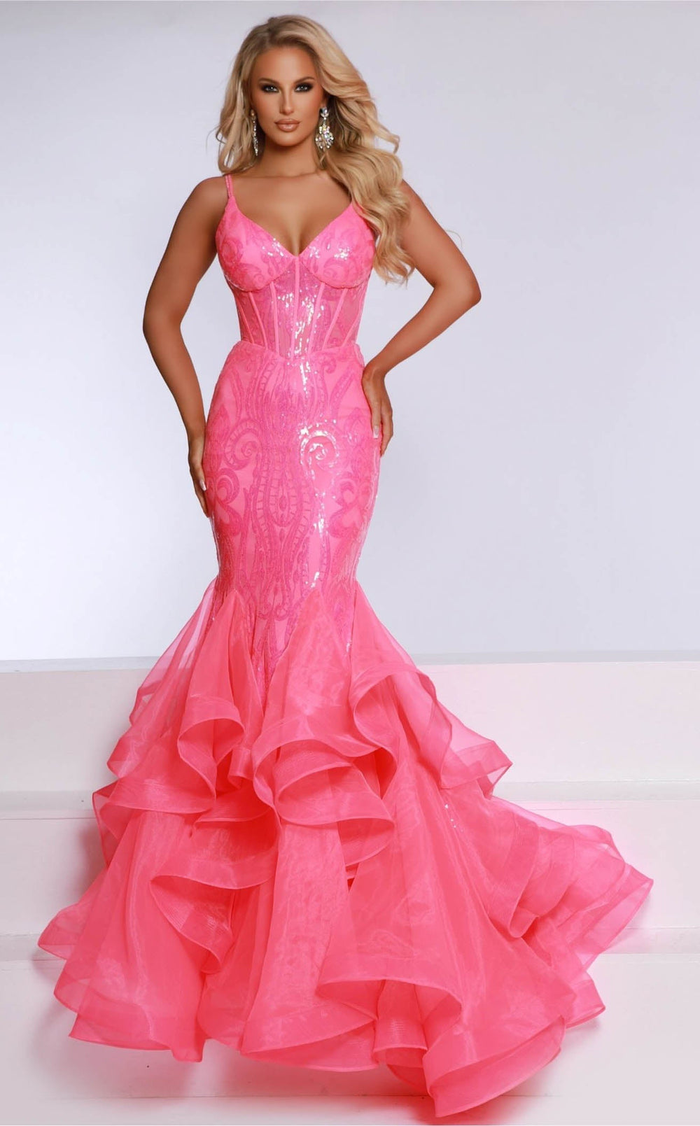 Exquisite Johnathan Kayne 2835 Dress detail view - VOLAKK
