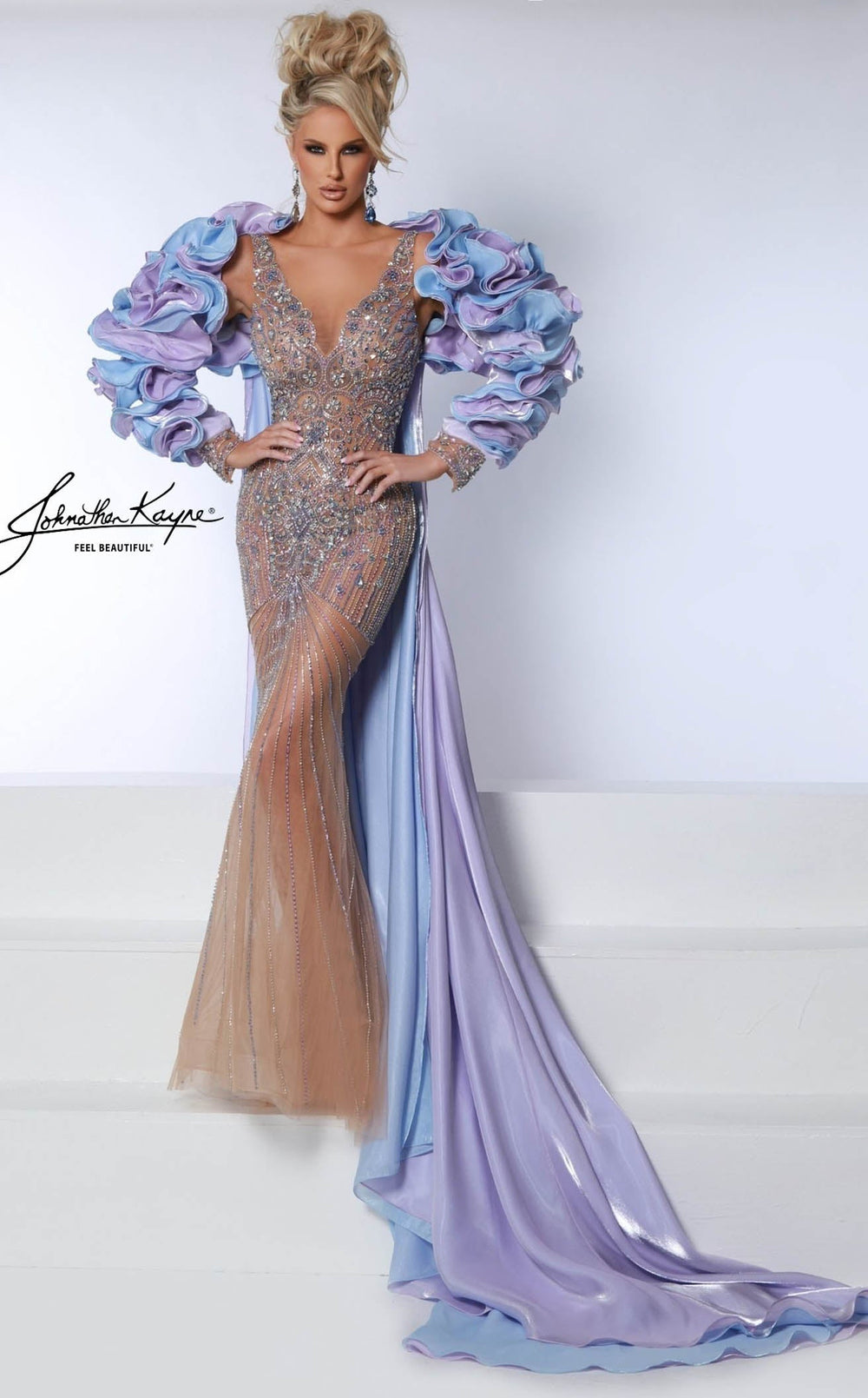 Exquisite Johnathan Kayne 3084 Dress detail view - VOLAKK