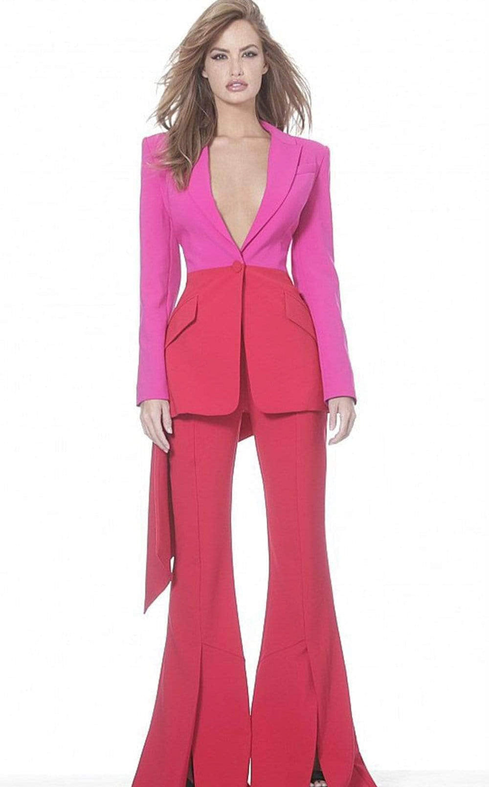 Exquisite Jovani 04148 Jumpsuit detail view - VOLAKK