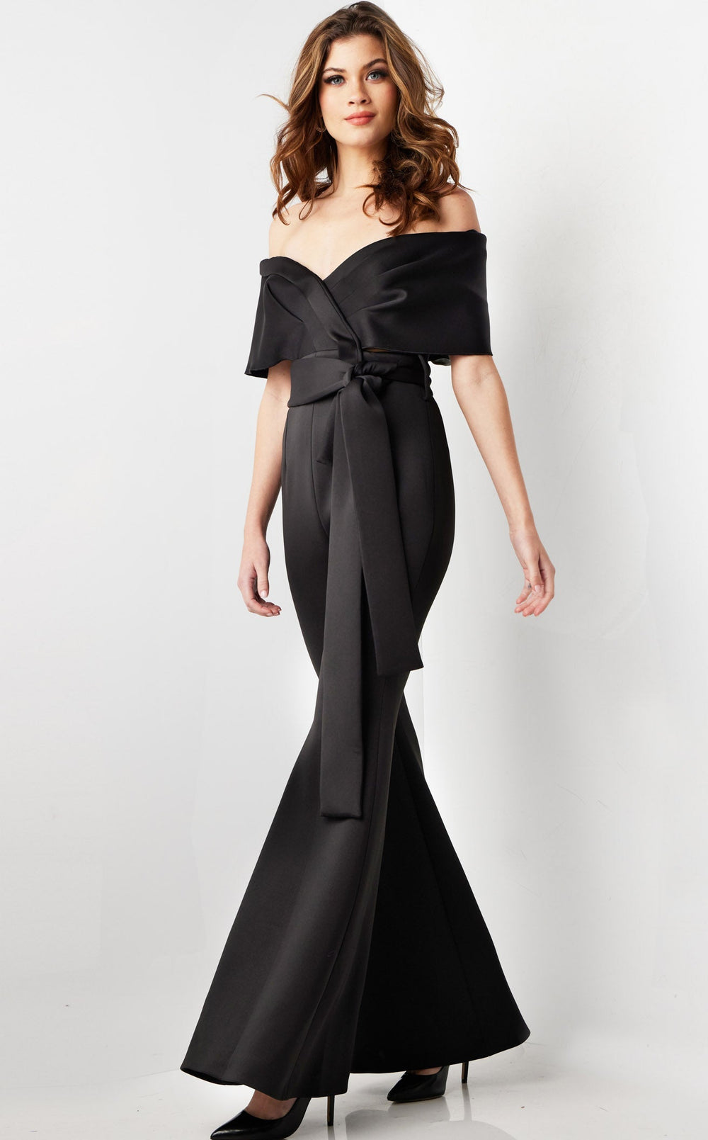 Exquisite Jovani 09726 Jumpsuit detail view - VOLAKK