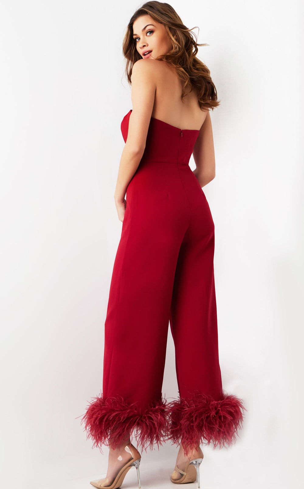 Exquisite Jovani 22590 Jumpsuit detail view - VOLAKK