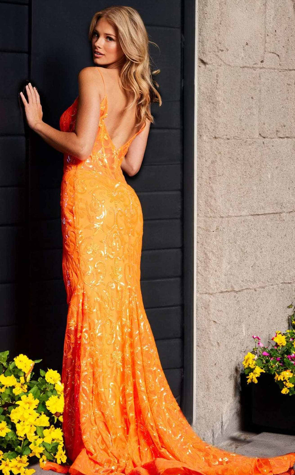 Exquisite Jovani 23216 Dress detail view - VOLAKK