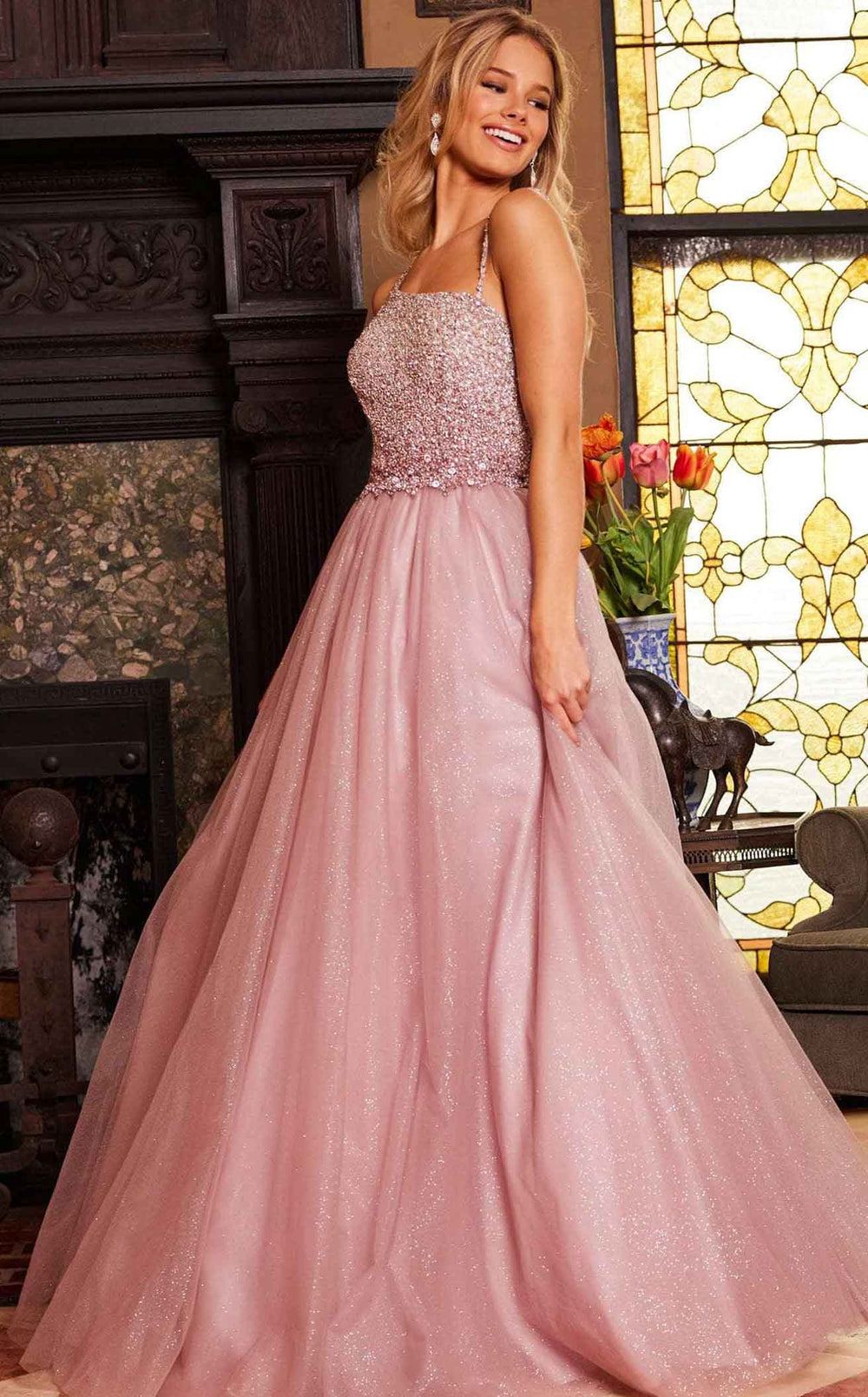 Exquisite Jovani 24051 Dress detail view - VOLAKK