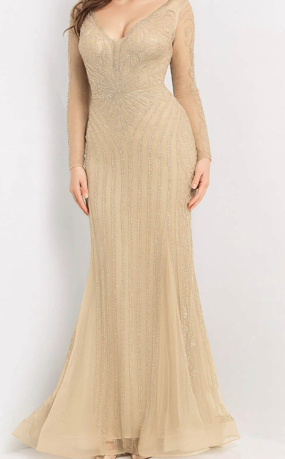 Exquisite Jovani 24236 Dress detail view - VOLAKK