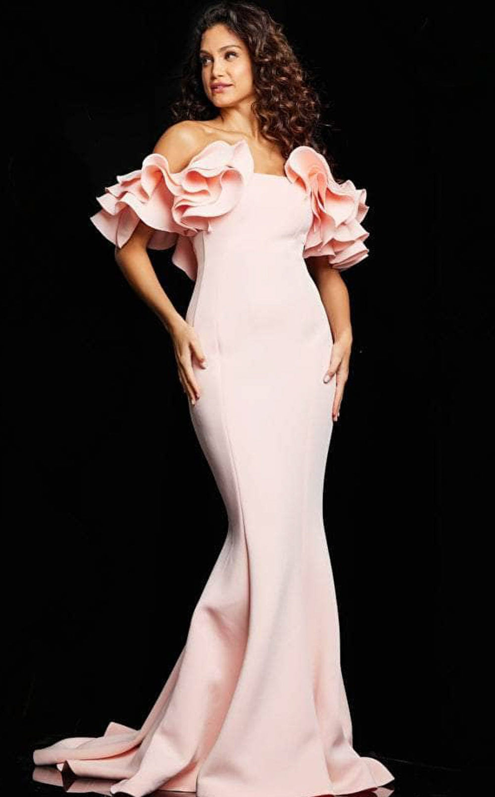 Exquisite Jovani 24280 Dress detail view - VOLAKK