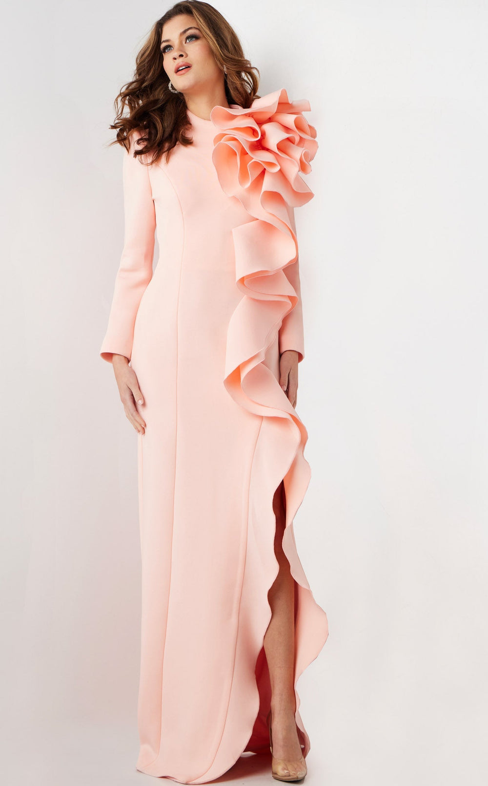 Exquisite Jovani 26126BG Dress detail view - VOLAKK