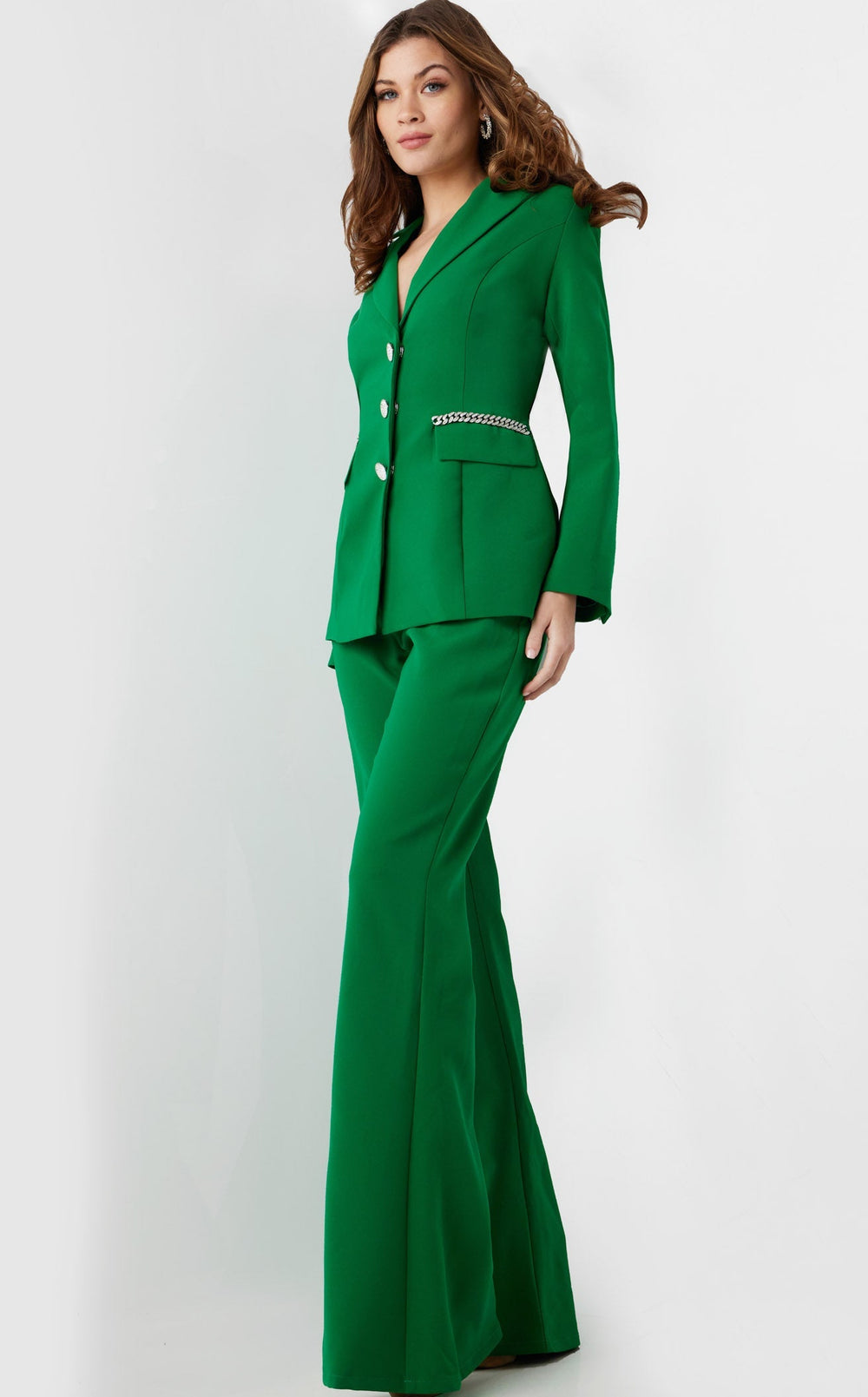 Exquisite Jovani 26144 Jumpsuit detail view - VOLAKK