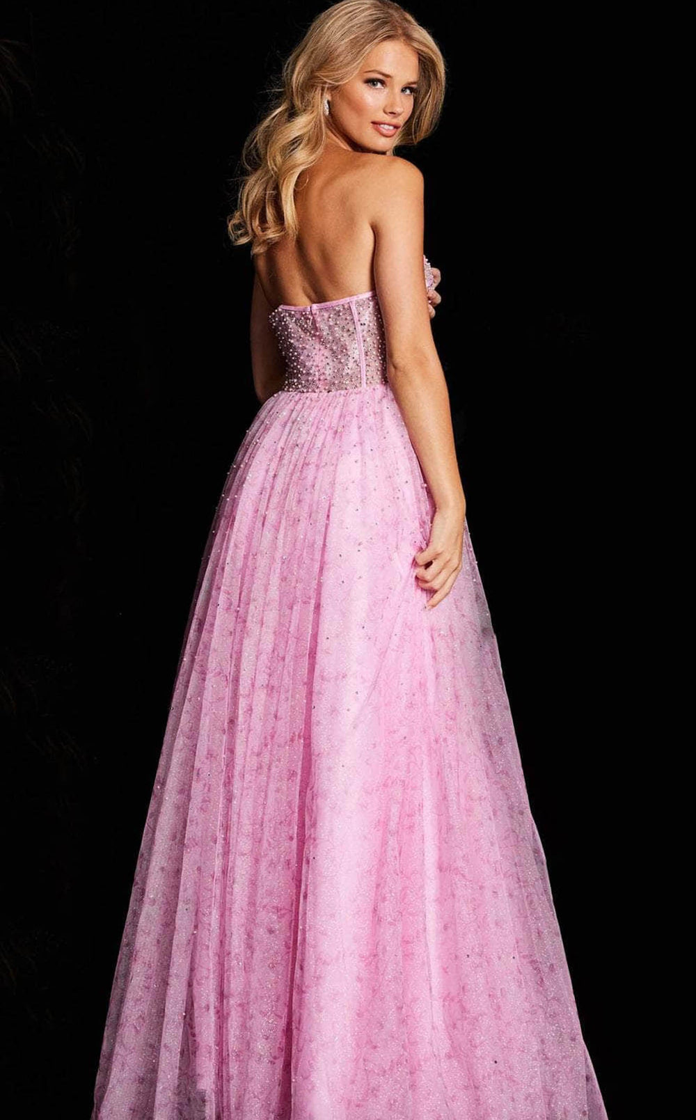 Exquisite Jovani 36477 Dress detail view - VOLAKK