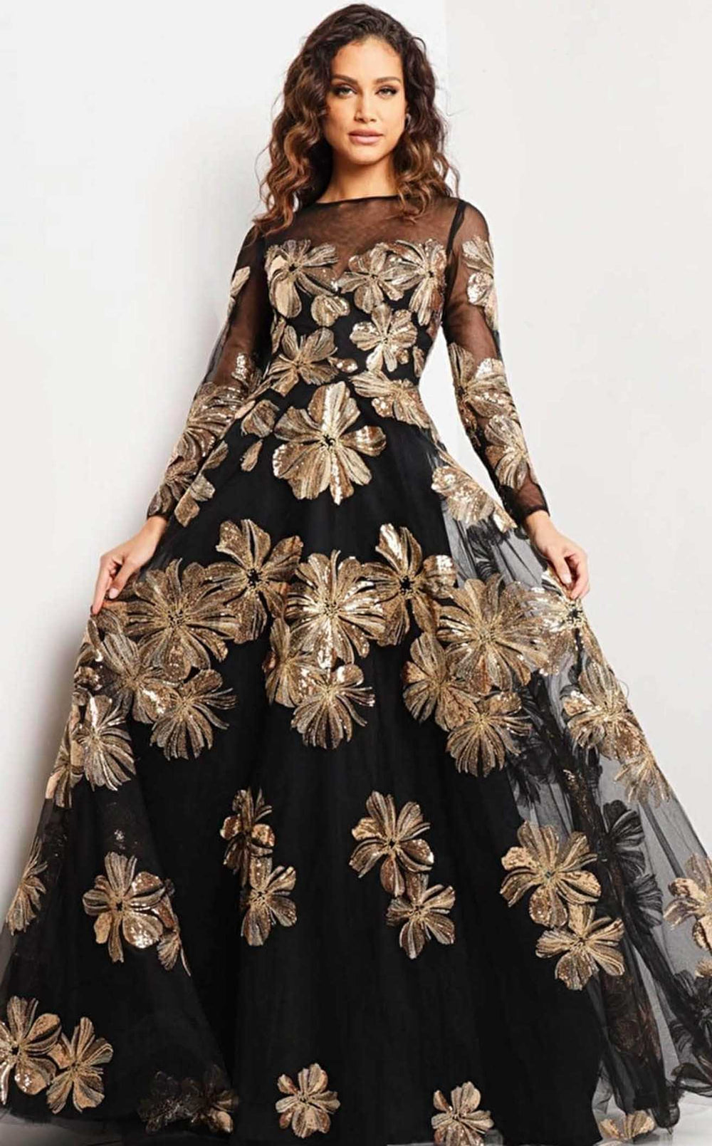 Exquisite Jovani 36716 Dress detail view - VOLAKK