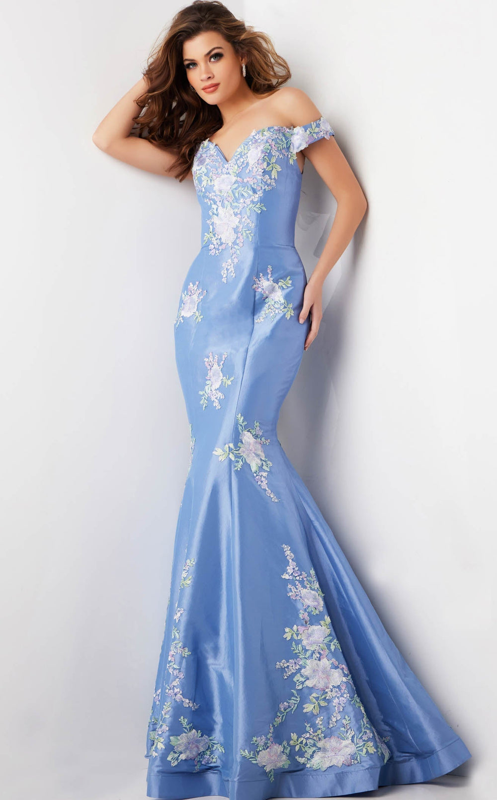 Exquisite Jovani 37257BG Dress detail view - VOLAKK