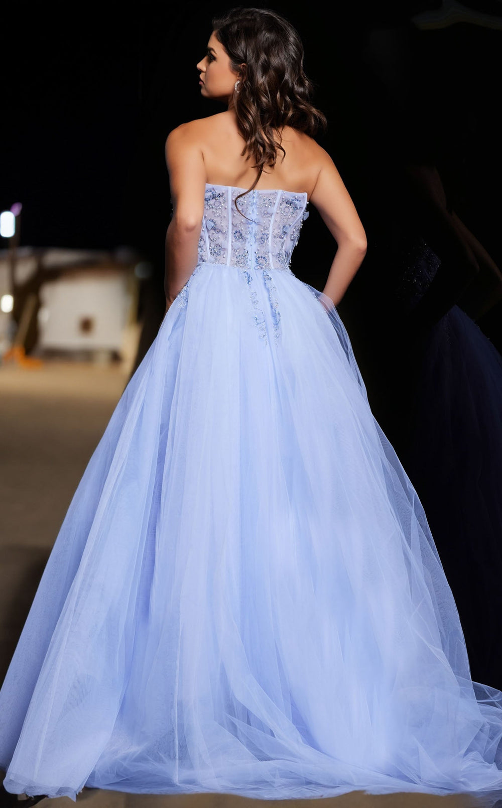 Exquisite Jovani 37460 Dress detail view - VOLAKK