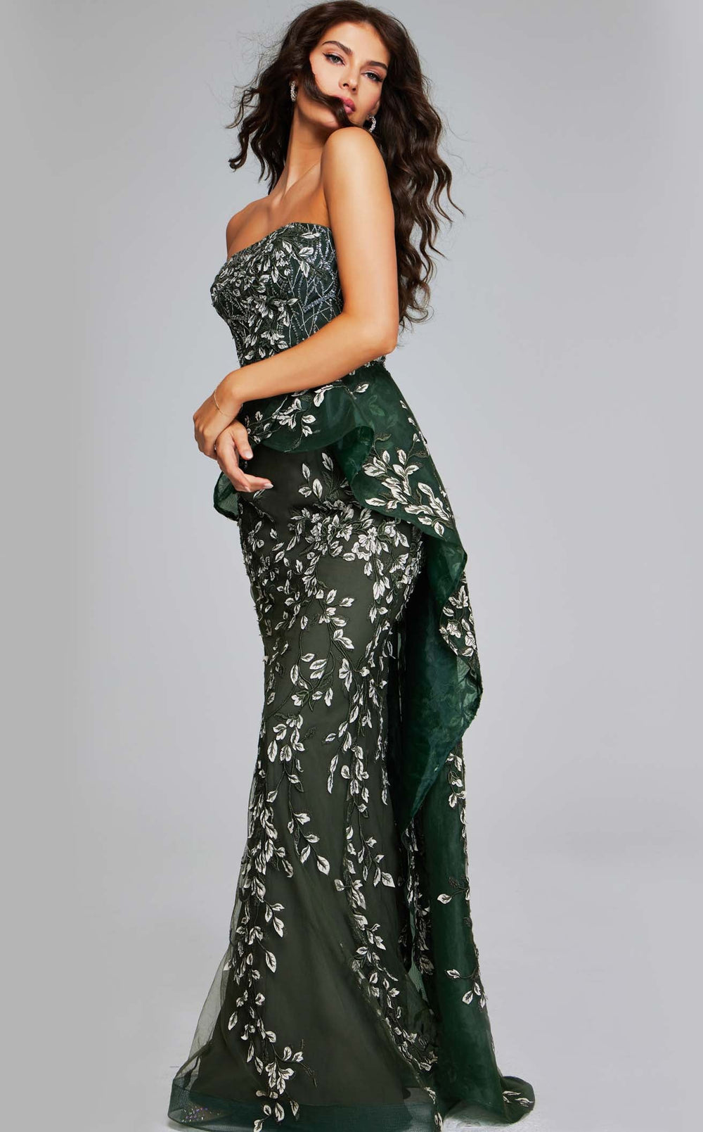 Exquisite Jovani 37599 Dress detail view - VOLAKK