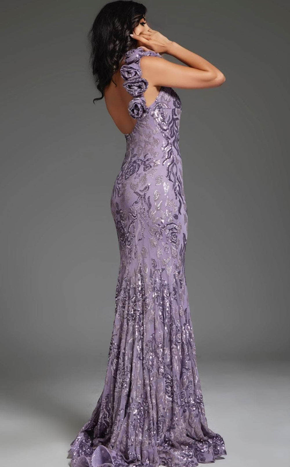 Exquisite Jovani 37634 Dress detail view - VOLAKK