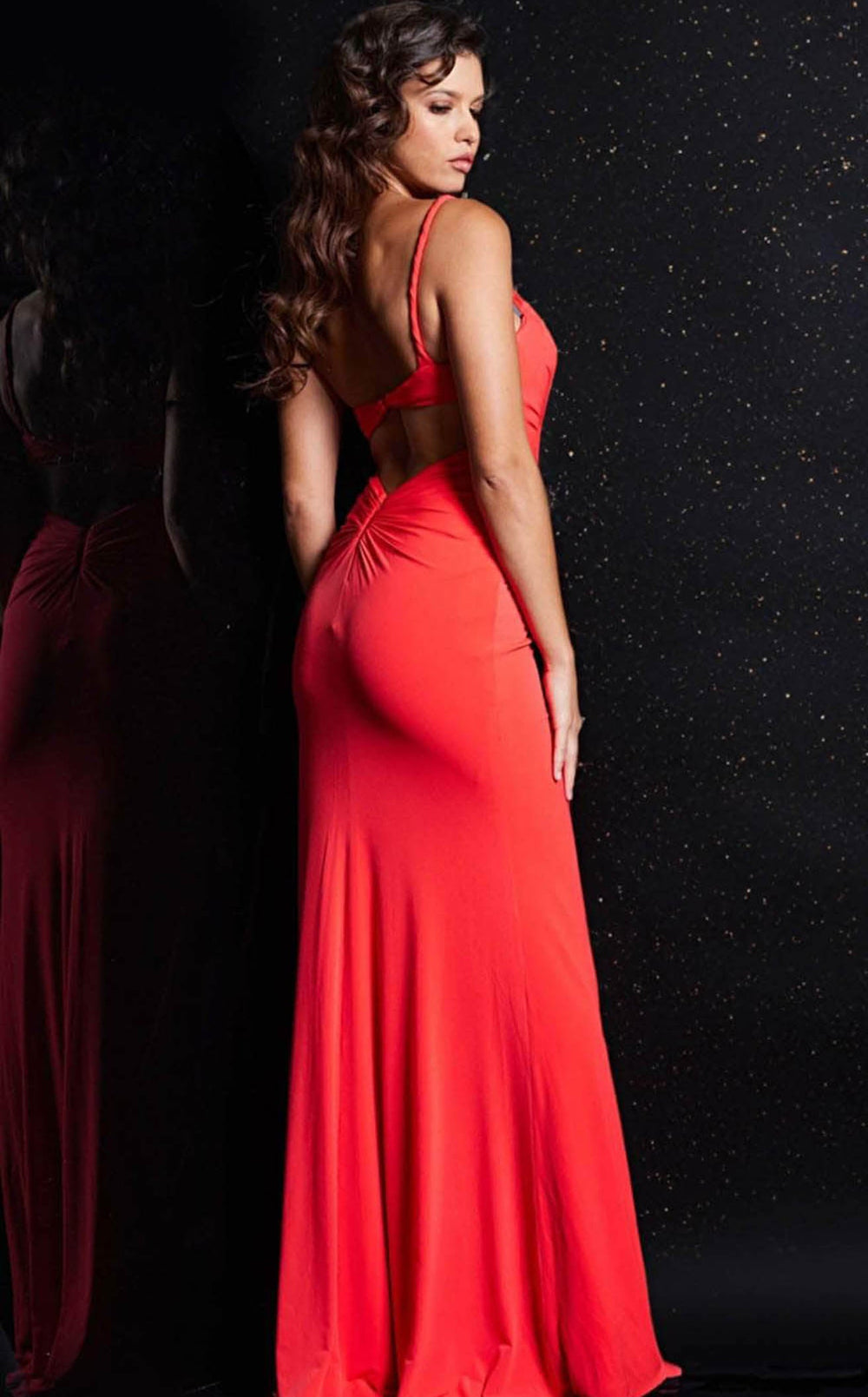 Exquisite Jovani 38309 Dress detail view - VOLAKK