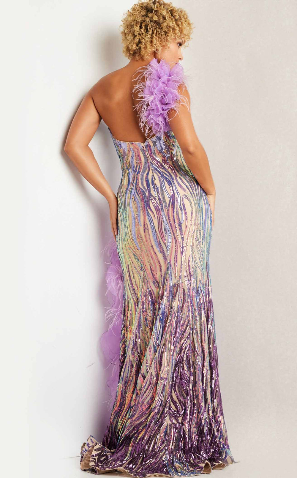 Exquisite Jovani 38678 Dress detail view - VOLAKK