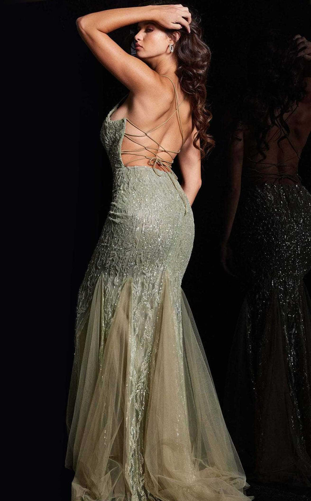 Exquisite Jovani 39292 Dress detail view - VOLAKK