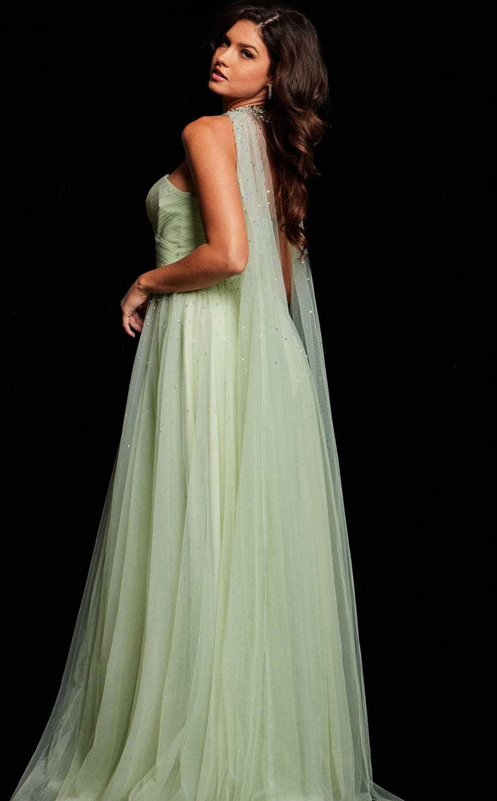 Exquisite Jovani 39307 Dress detail view - VOLAKK