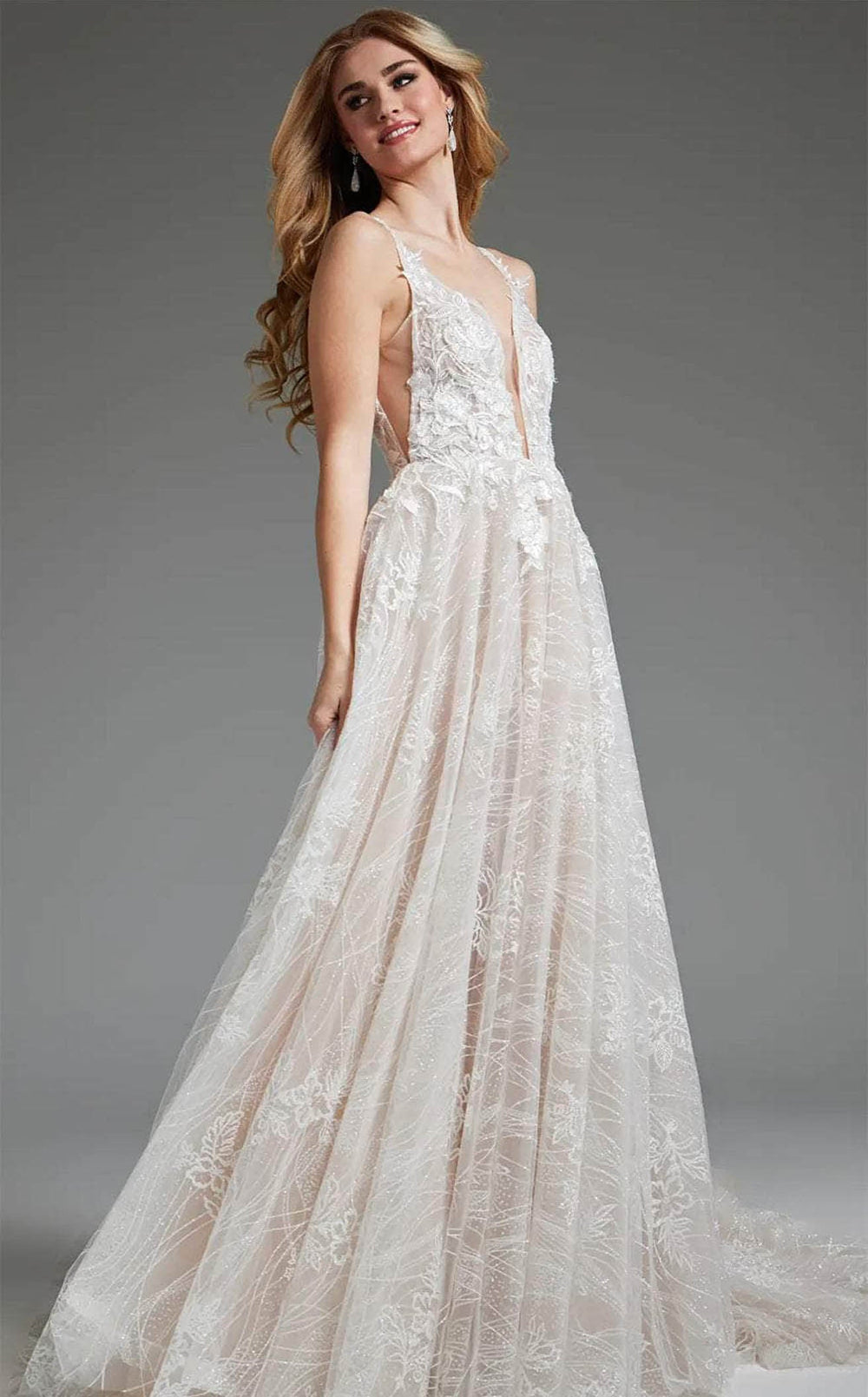 Exquisite Jovani 39435 Dress detail view - VOLAKK