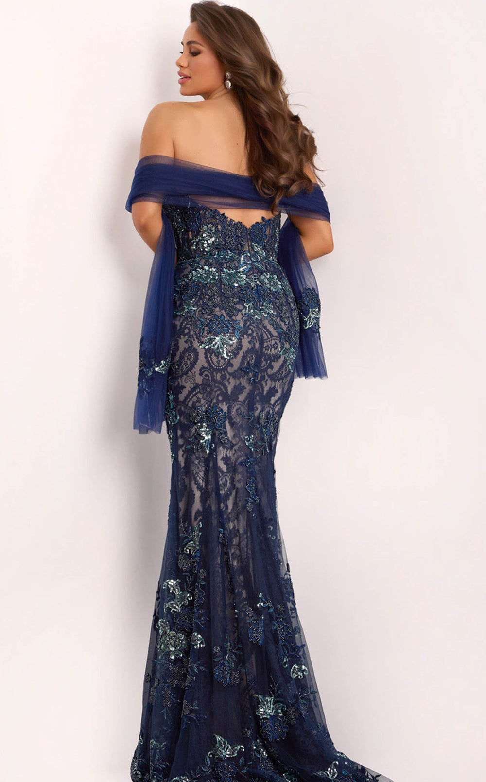 Exquisite Jovani 40848 Dress detail view - VOLAKK