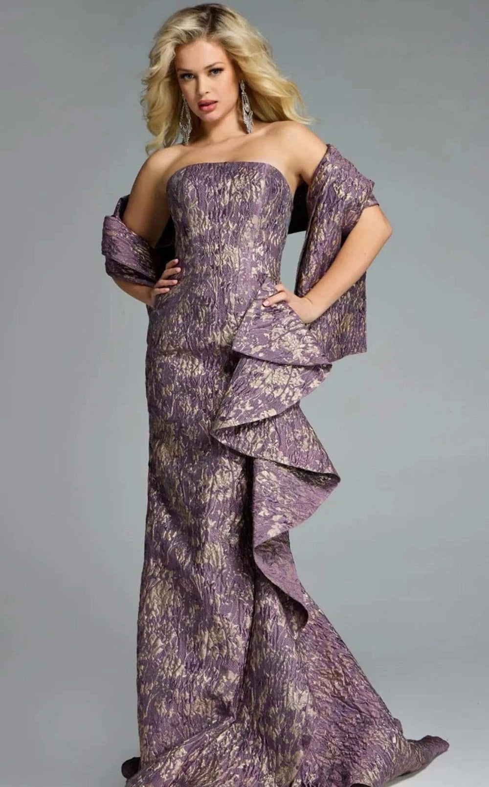 Exquisite Jovani 41134 Dress detail view - VOLAKK