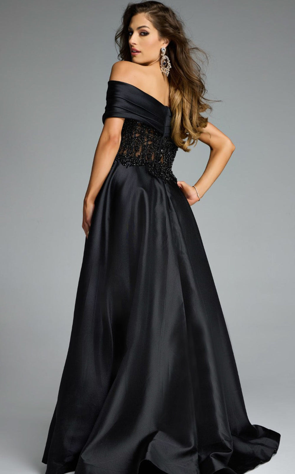 Exquisite Jovani 41198 Dress detail view - VOLAKK