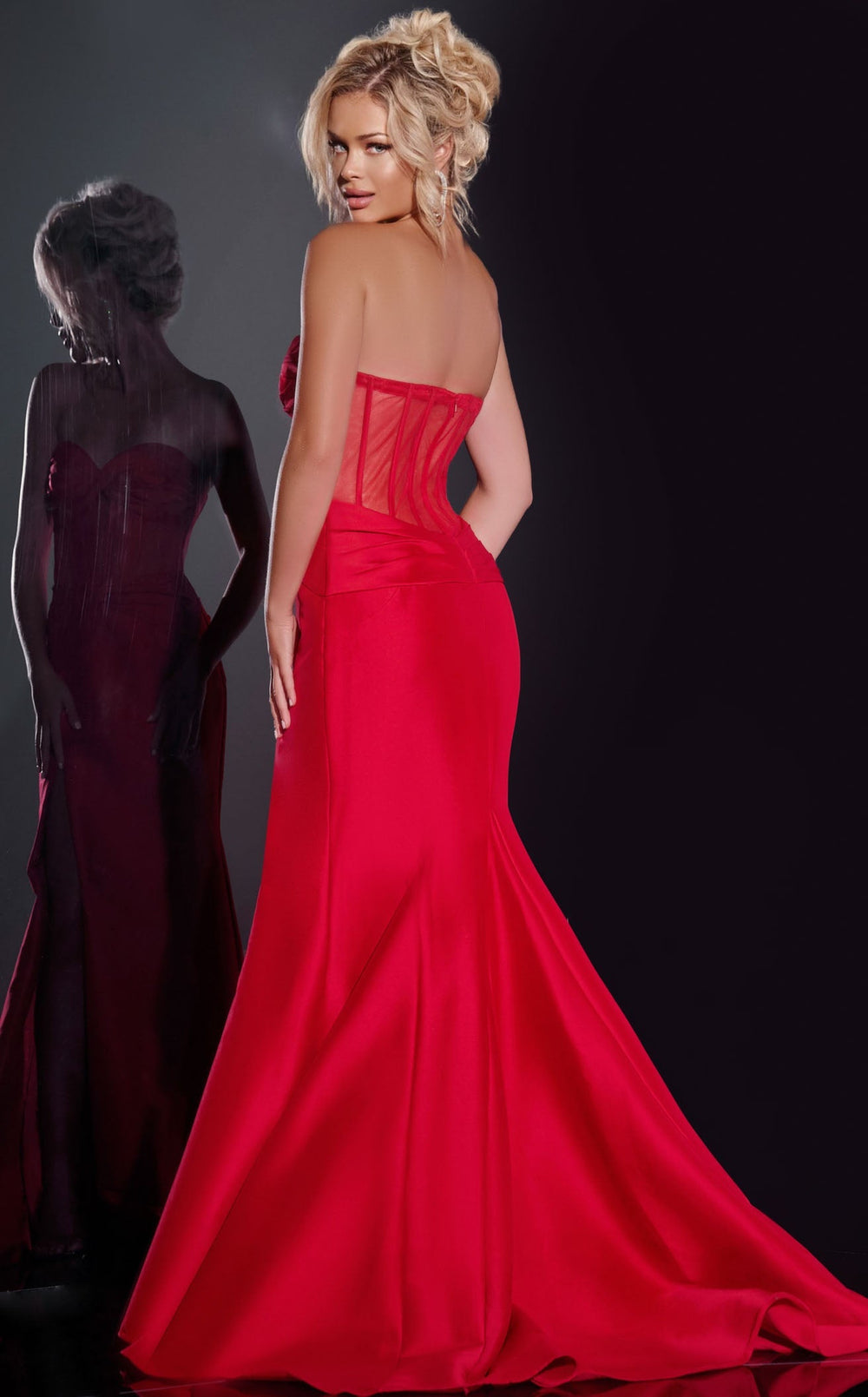 Exquisite Jovani 42375 Dress detail view - VOLAKK