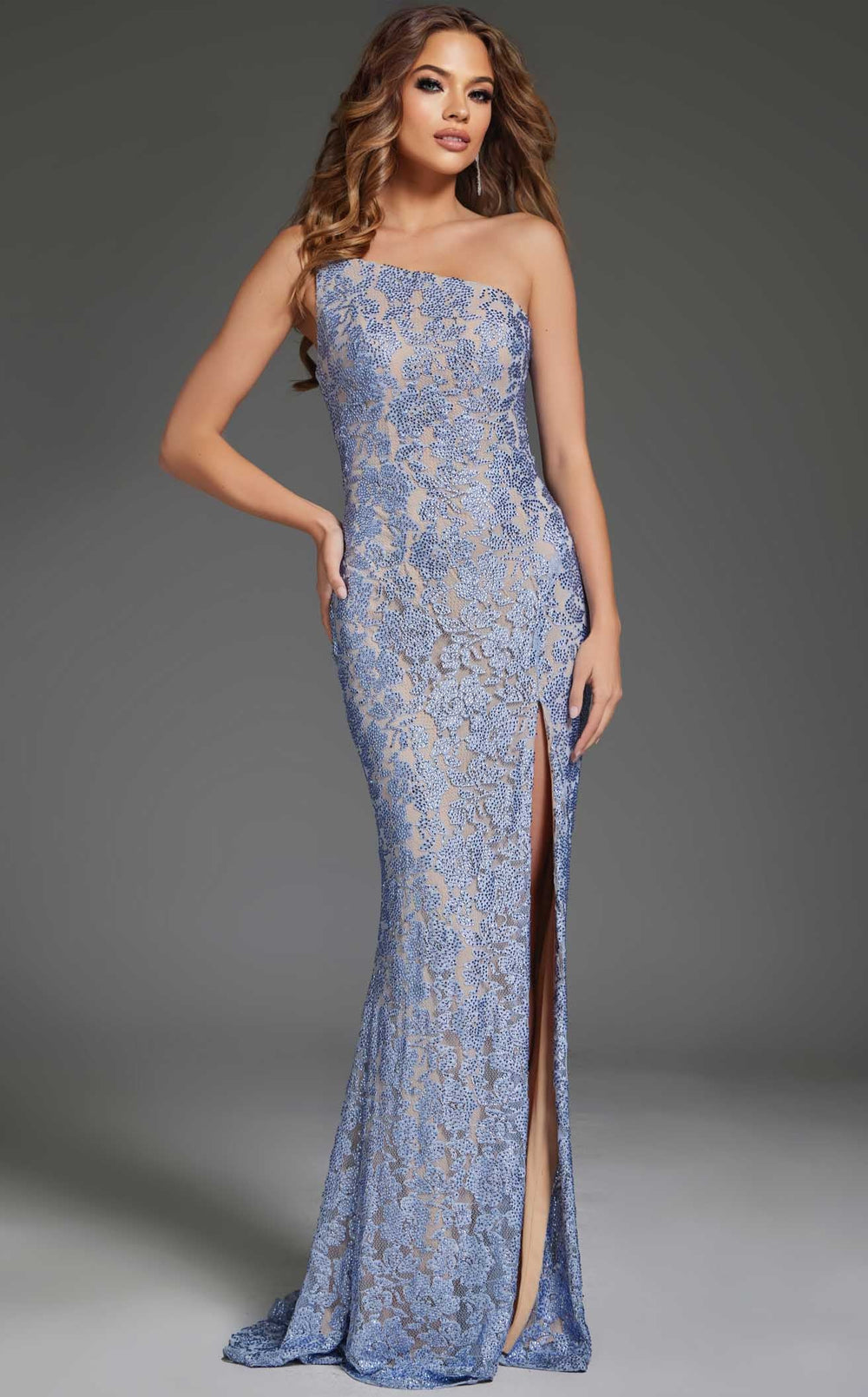 Exquisite Jovani 43753BG Dress detail view - VOLAKK