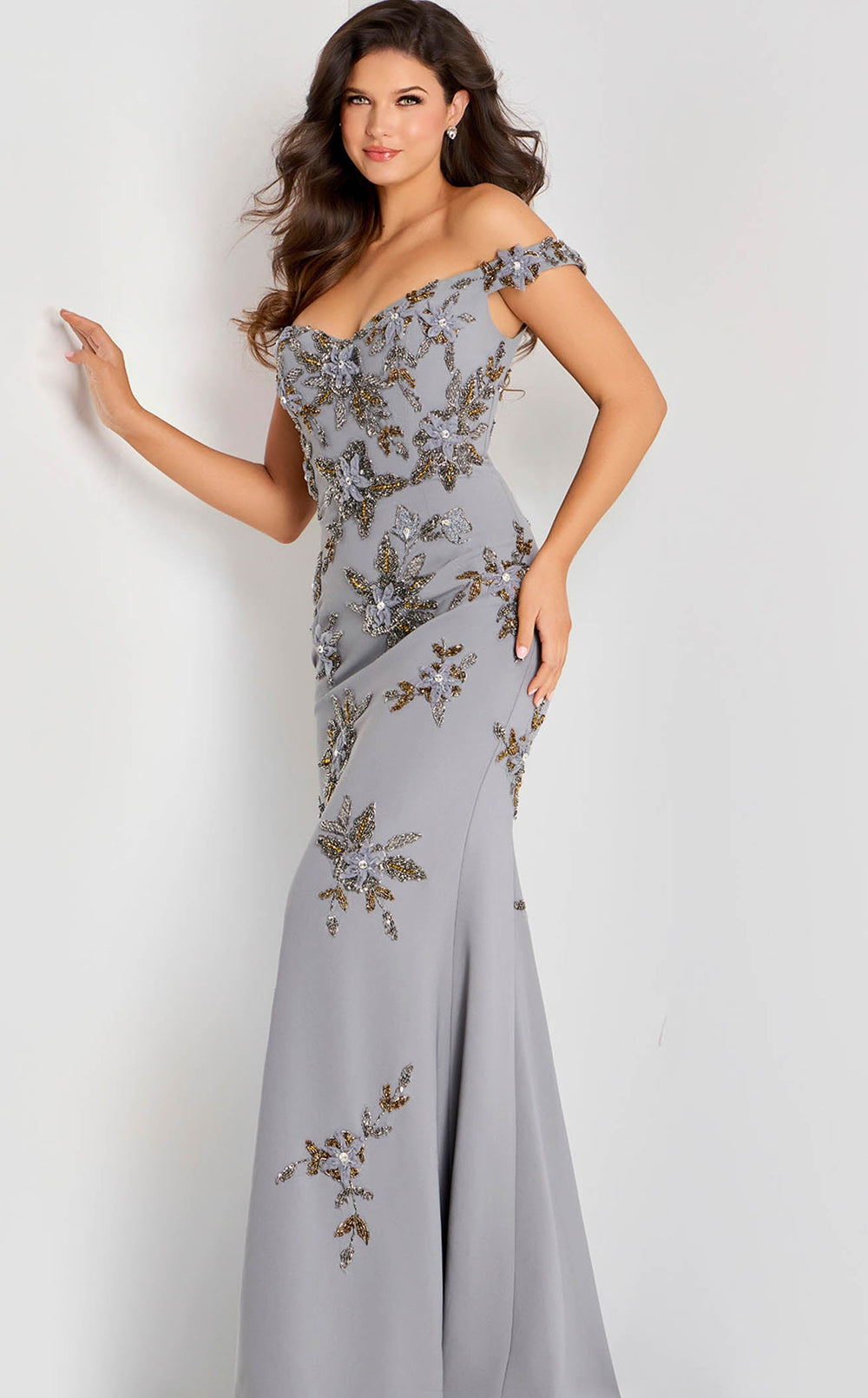 Exquisite Jovani 44022 Dress detail view - VOLAKK