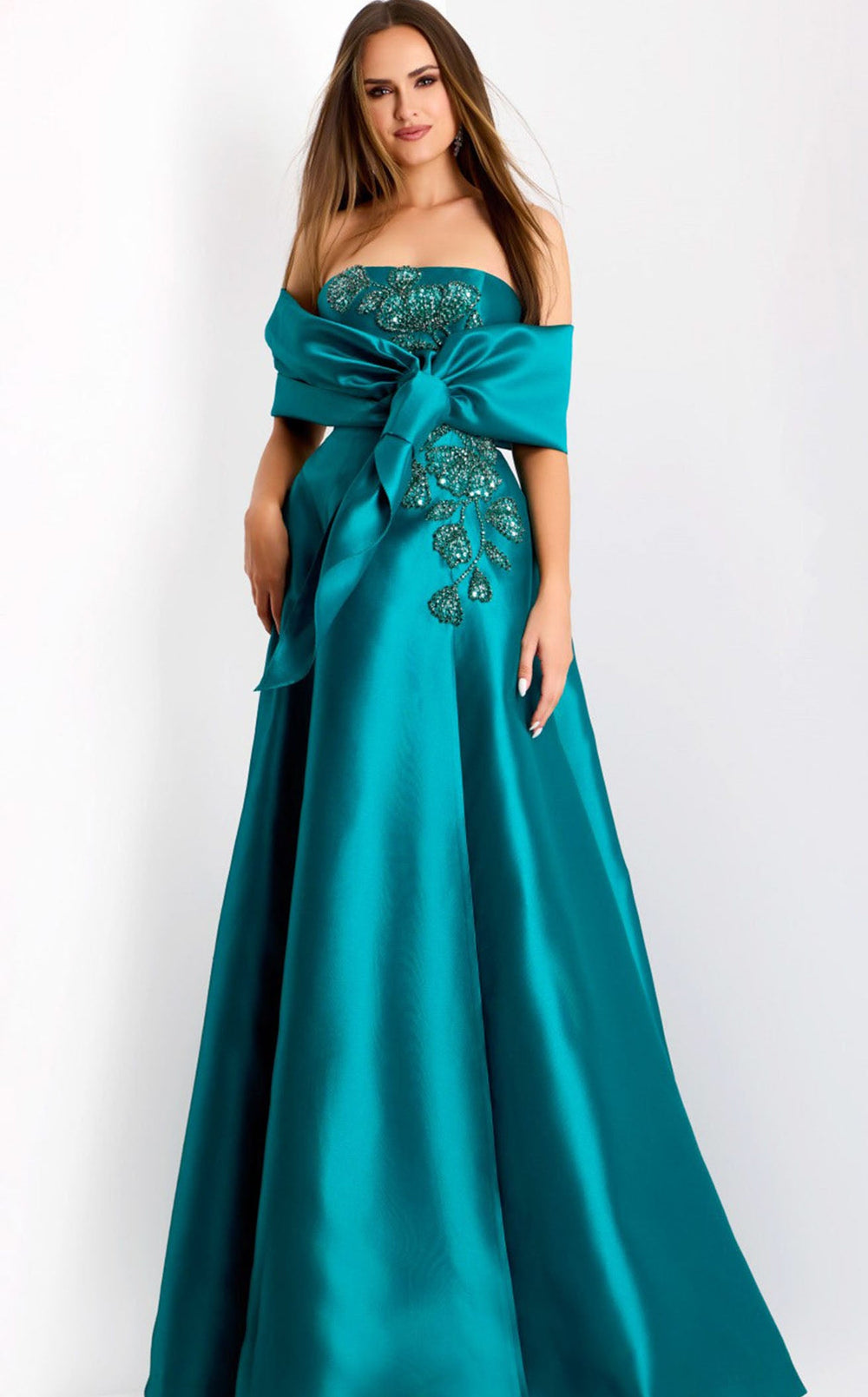 Exquisite Jovani 44352 Dress detail view - VOLAKK