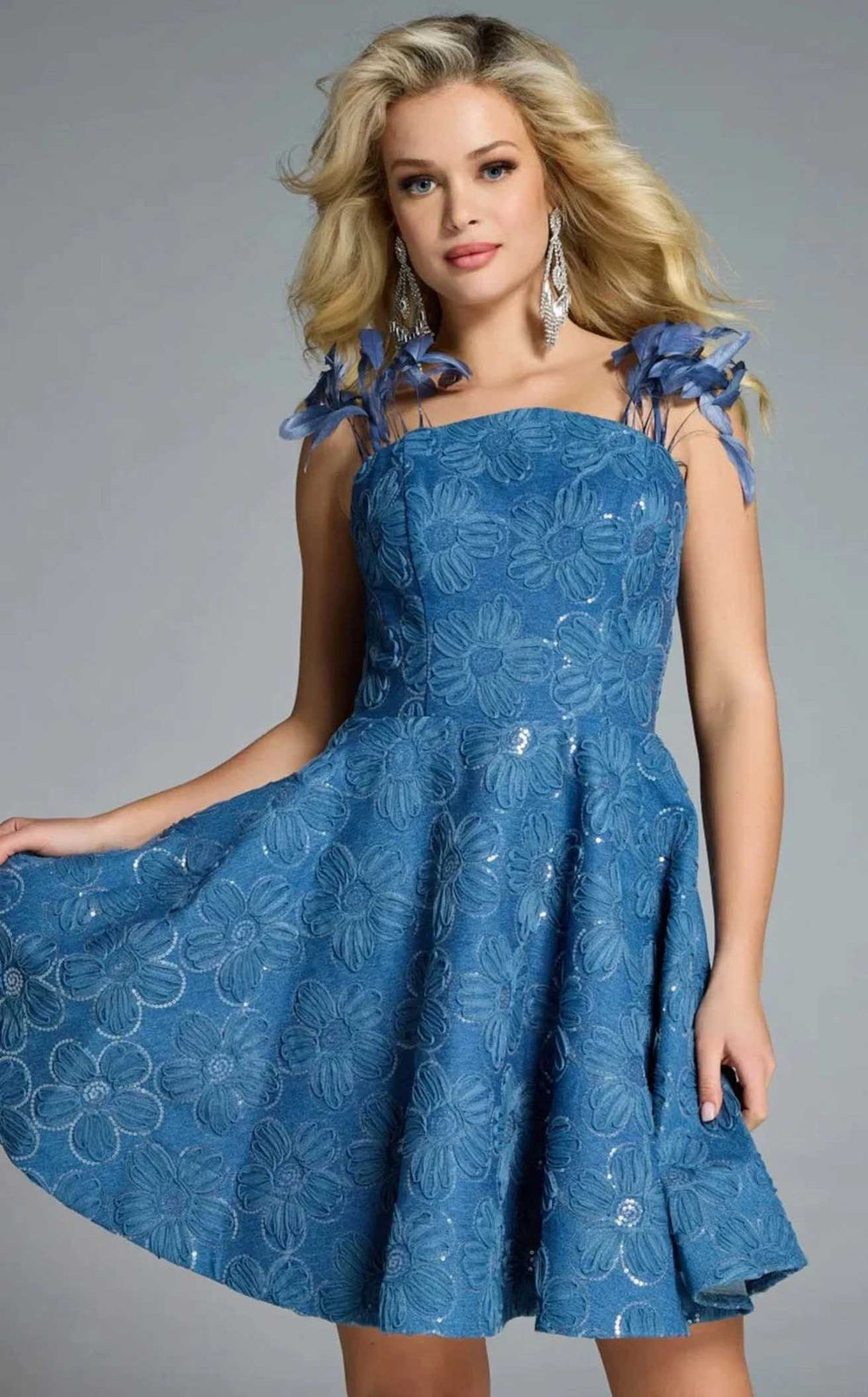 Exquisite Jovani 44461 Dress detail view - VOLAKK