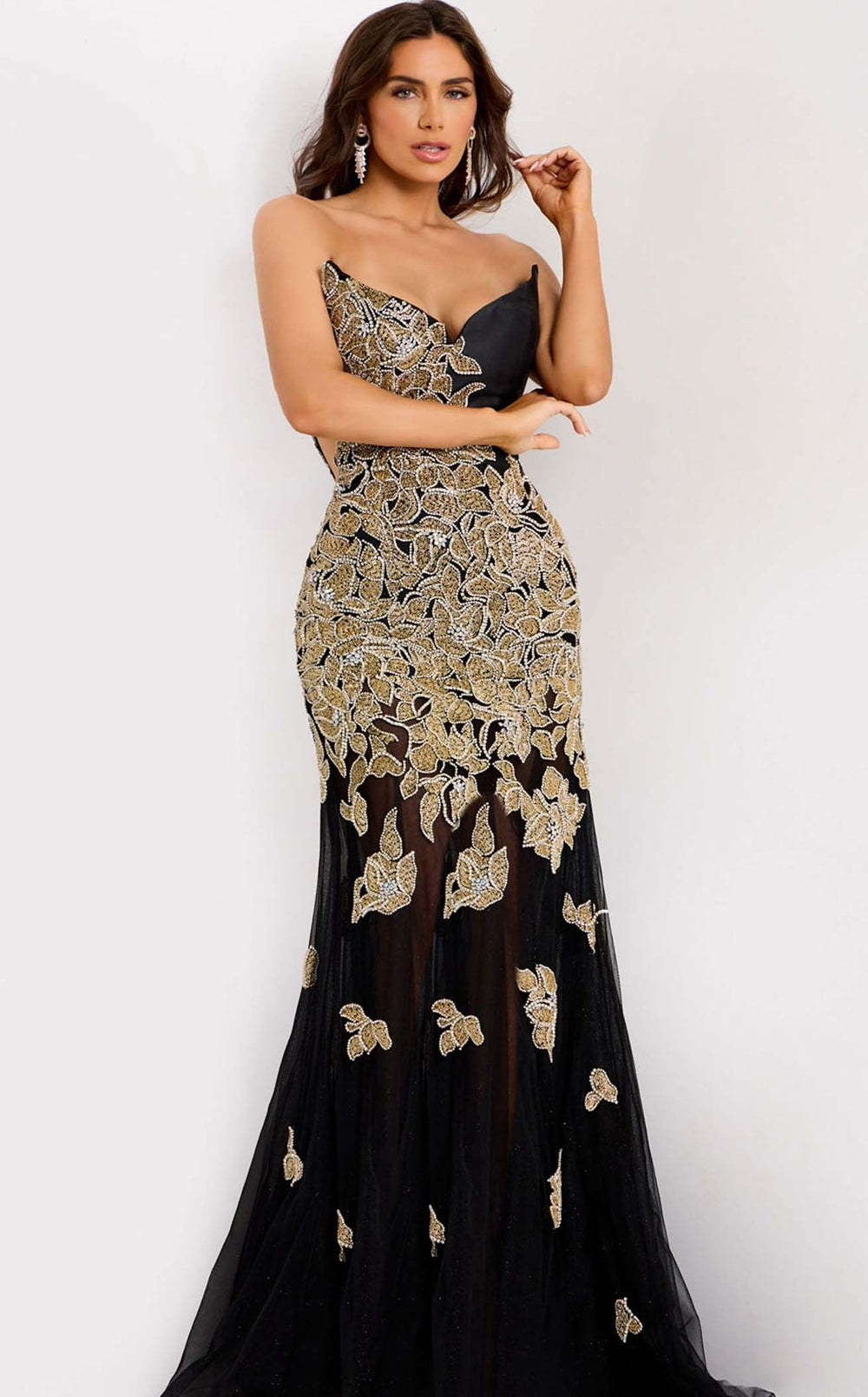 Exquisite Jovani 45604 Dress detail view - VOLAKK