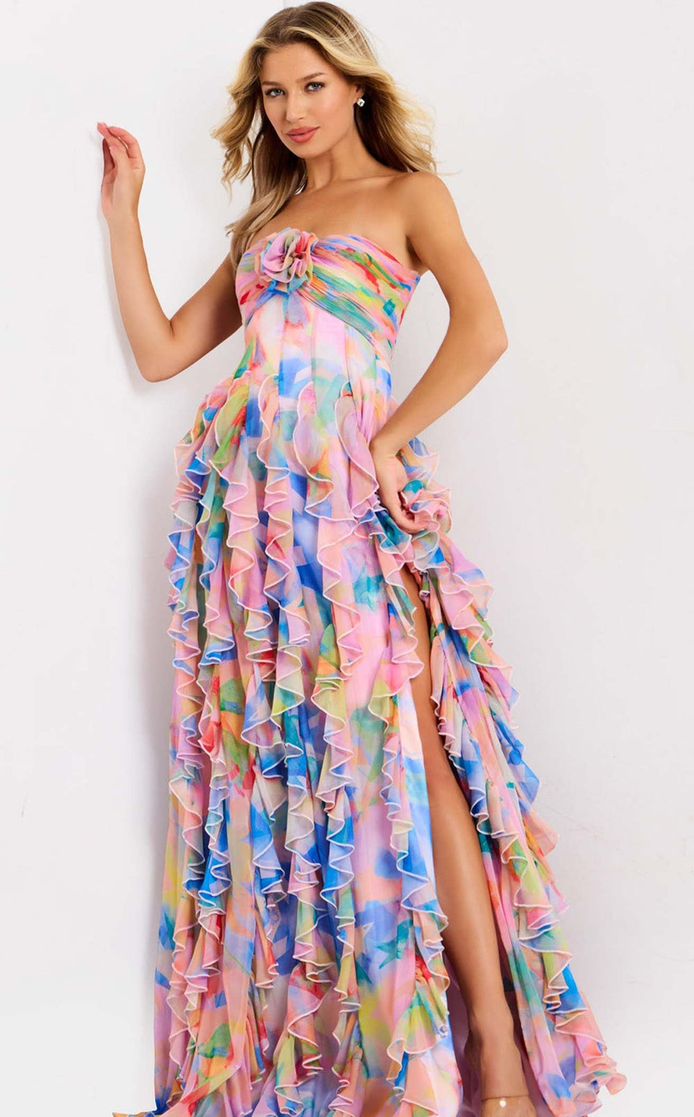 Exquisite Jovani 46381 Dress detail view - VOLAKK