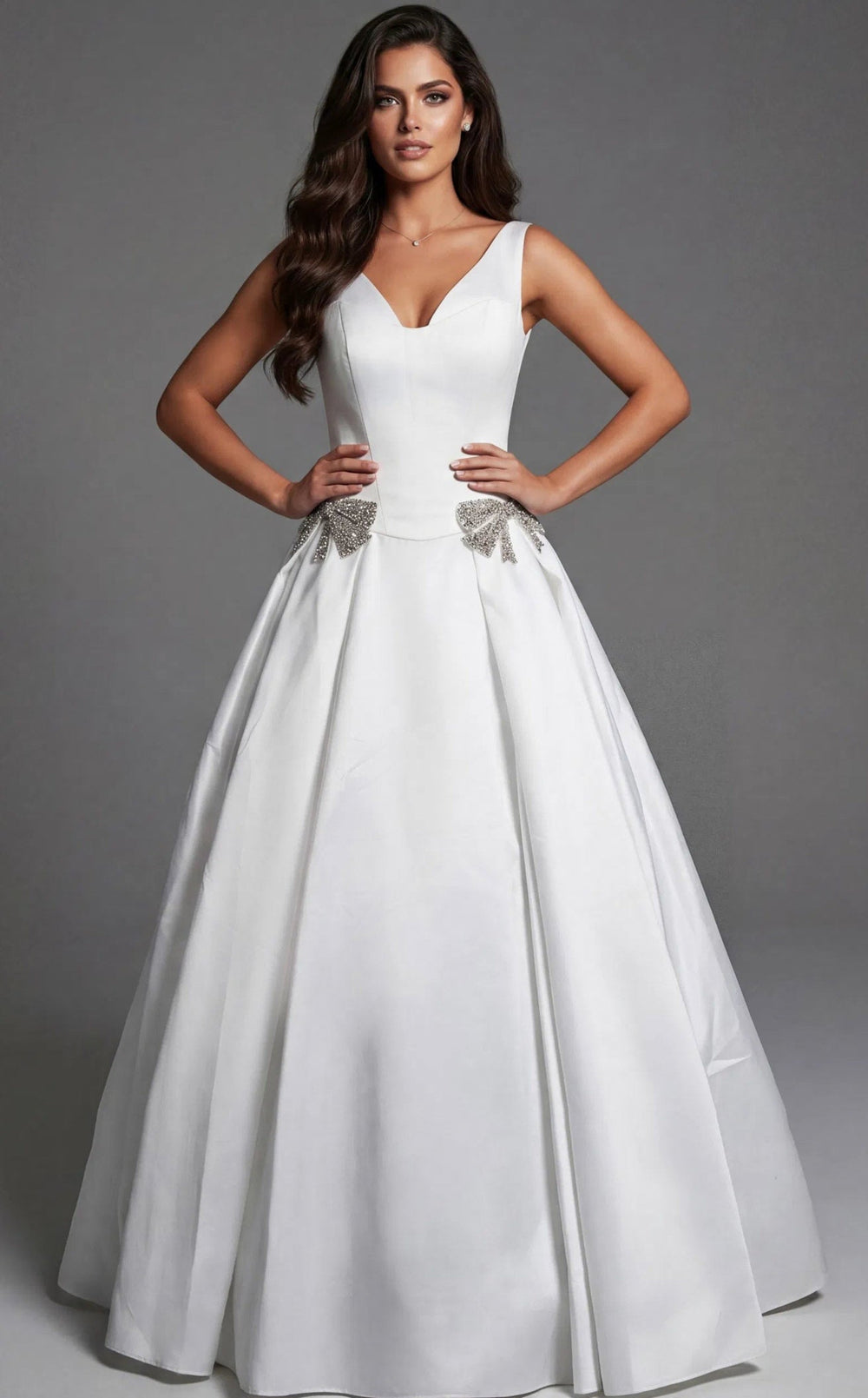 Exquisite Jovani 47096 Dress detail view - VOLAKK