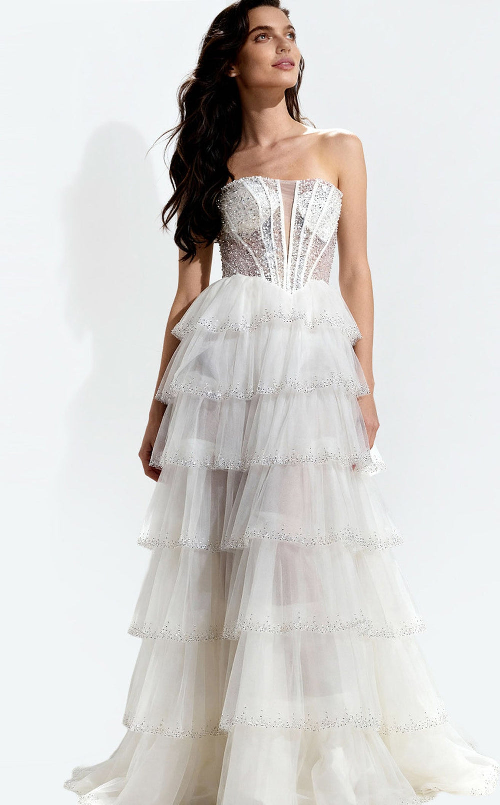 Exquisite Jovani 47290 Dress detail view - VOLAKK