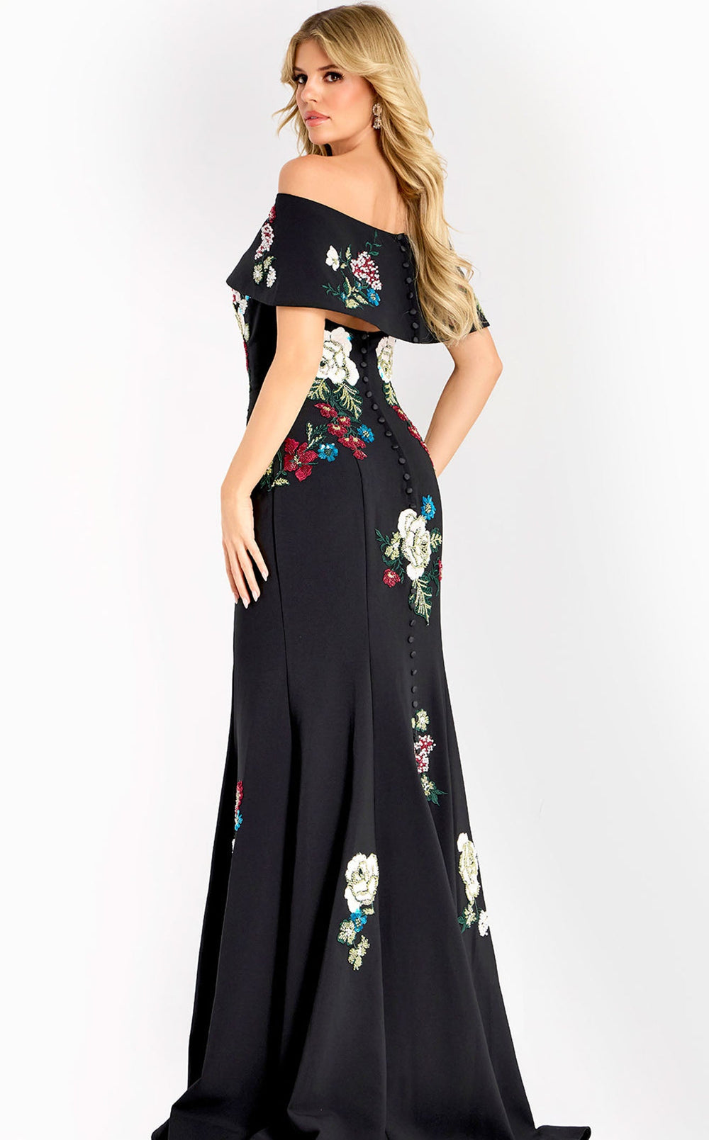 Exquisite Jovani 47636 Dress detail view - VOLAKK