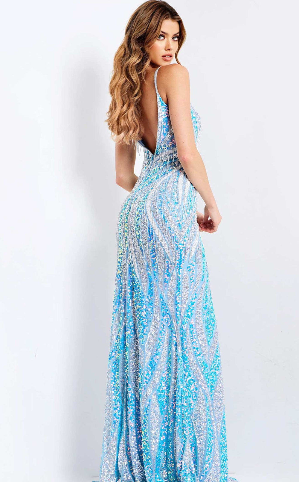 Exquisite Jovani 47710 Dress detail view - VOLAKK
