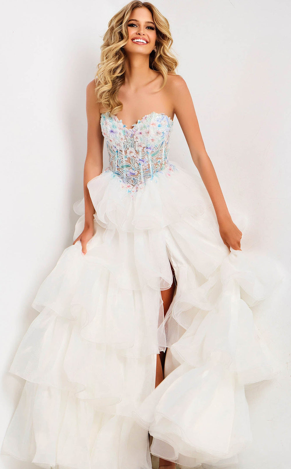 Exquisite Jovani 48177 Dress detail view - VOLAKK
