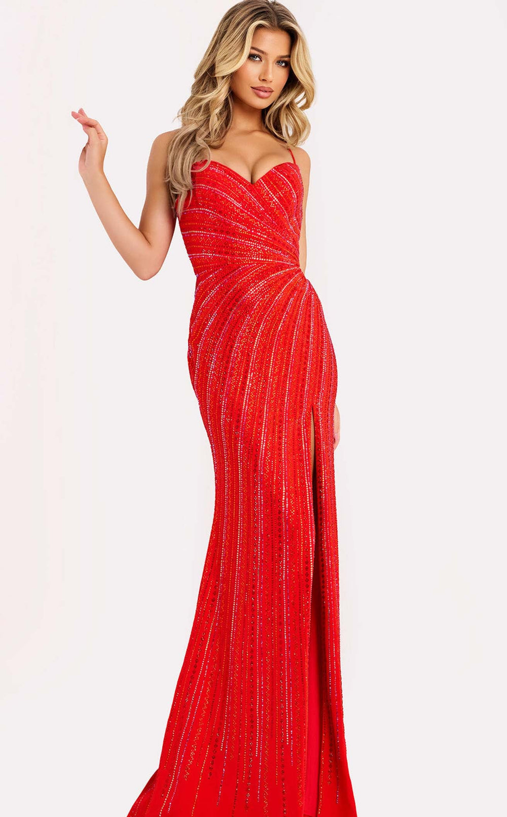 Exquisite Jovani 48328 Dress detail view - VOLAKK