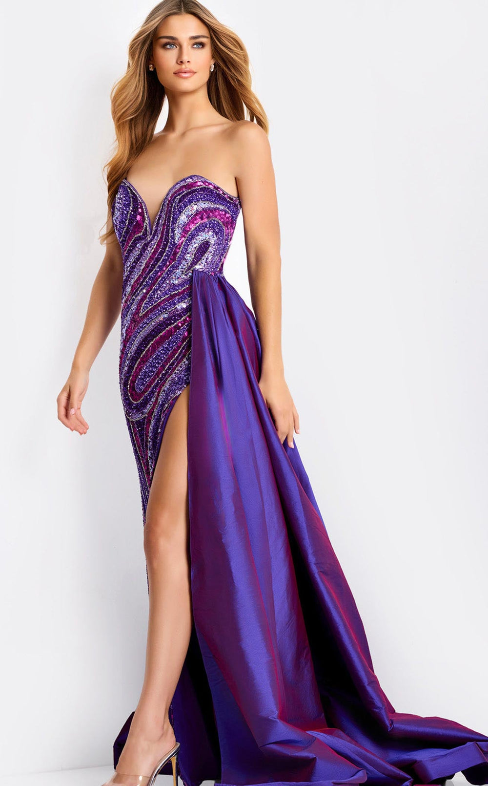 Exquisite Jovani 49226 Dress detail view - VOLAKK