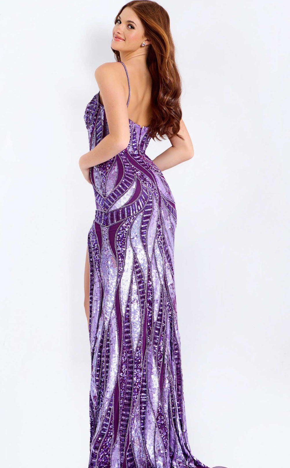 Exquisite Jovani 49228 Dress detail view - VOLAKK