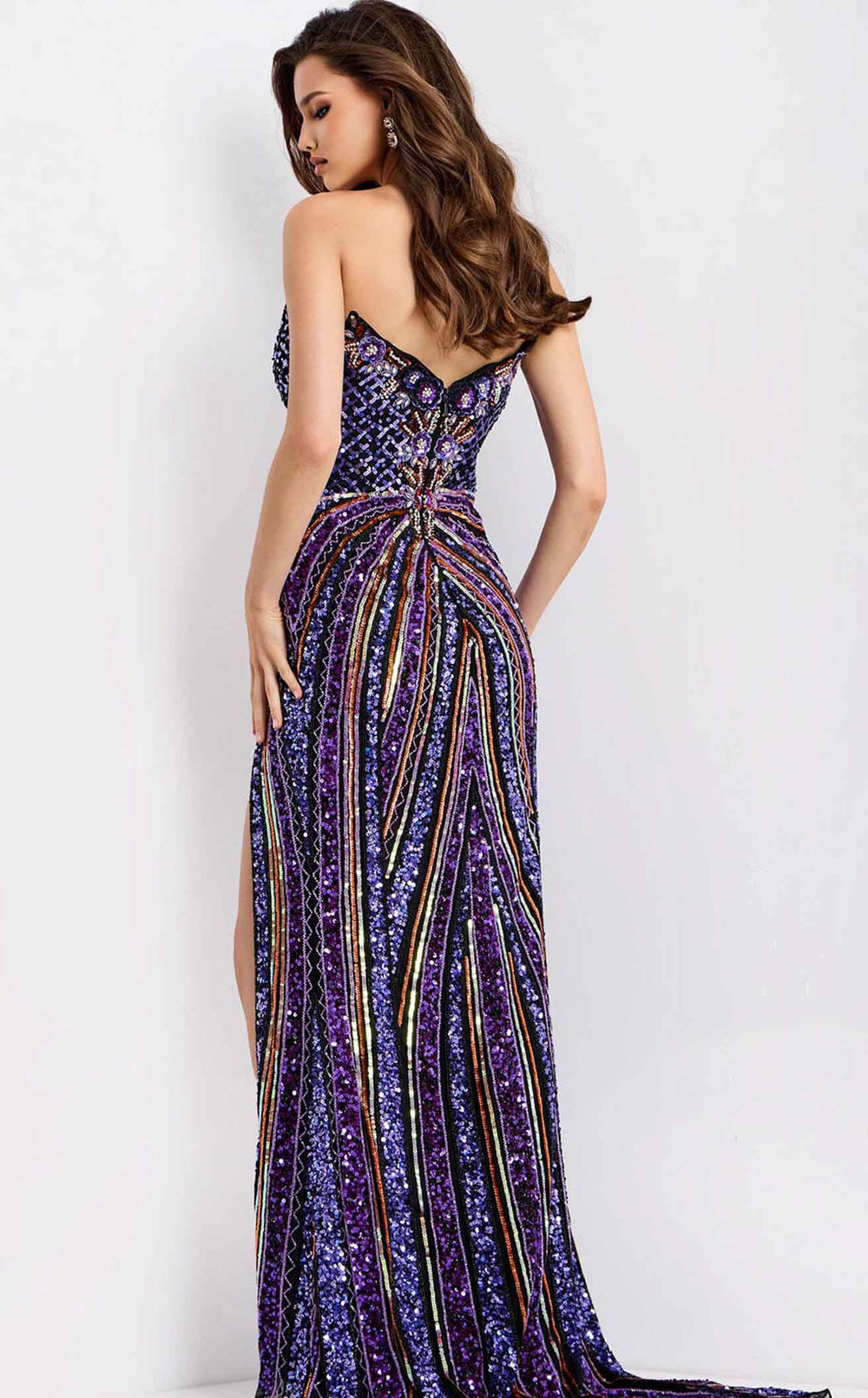 Exquisite Jovani 49270 Dress detail view - VOLAKK