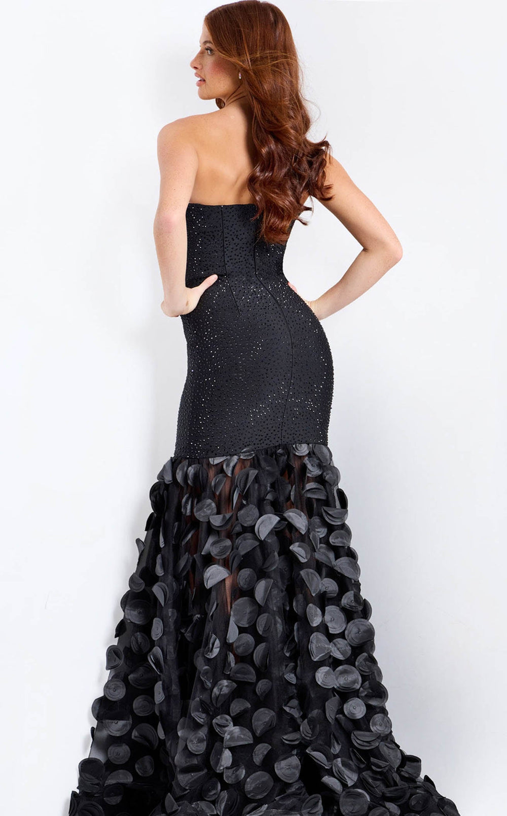 Exquisite Jovani 49344 Dress detail view - VOLAKK