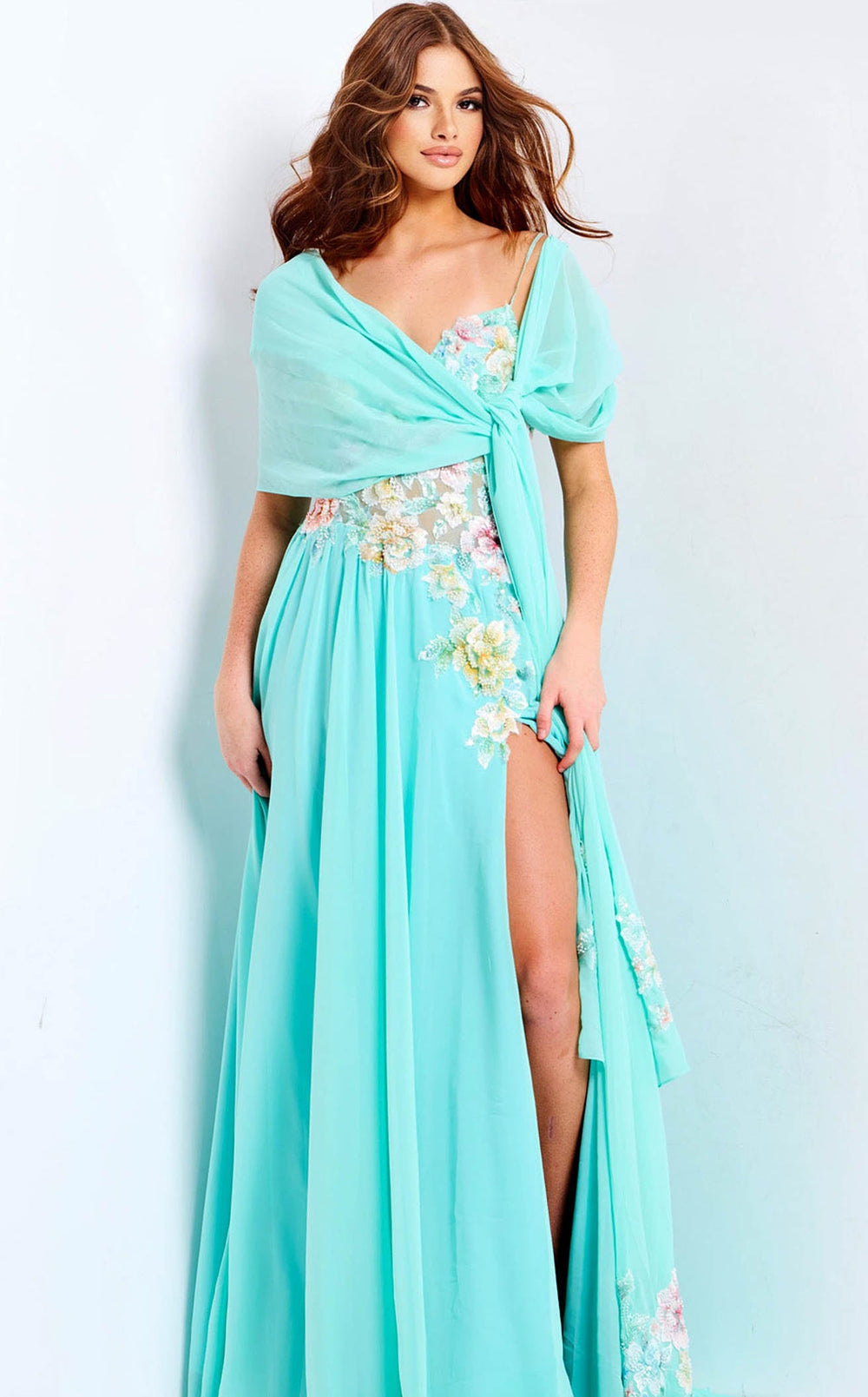 Exquisite Jovani 49633 Dress detail view - VOLAKK