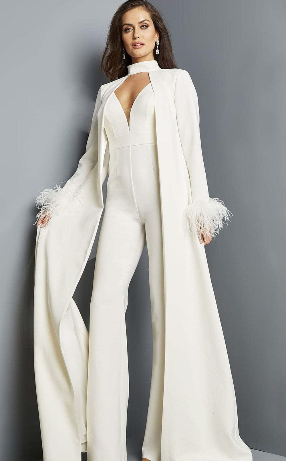 Exquisite Jovani 09479 Jumpsuit detail view - VOLAKK