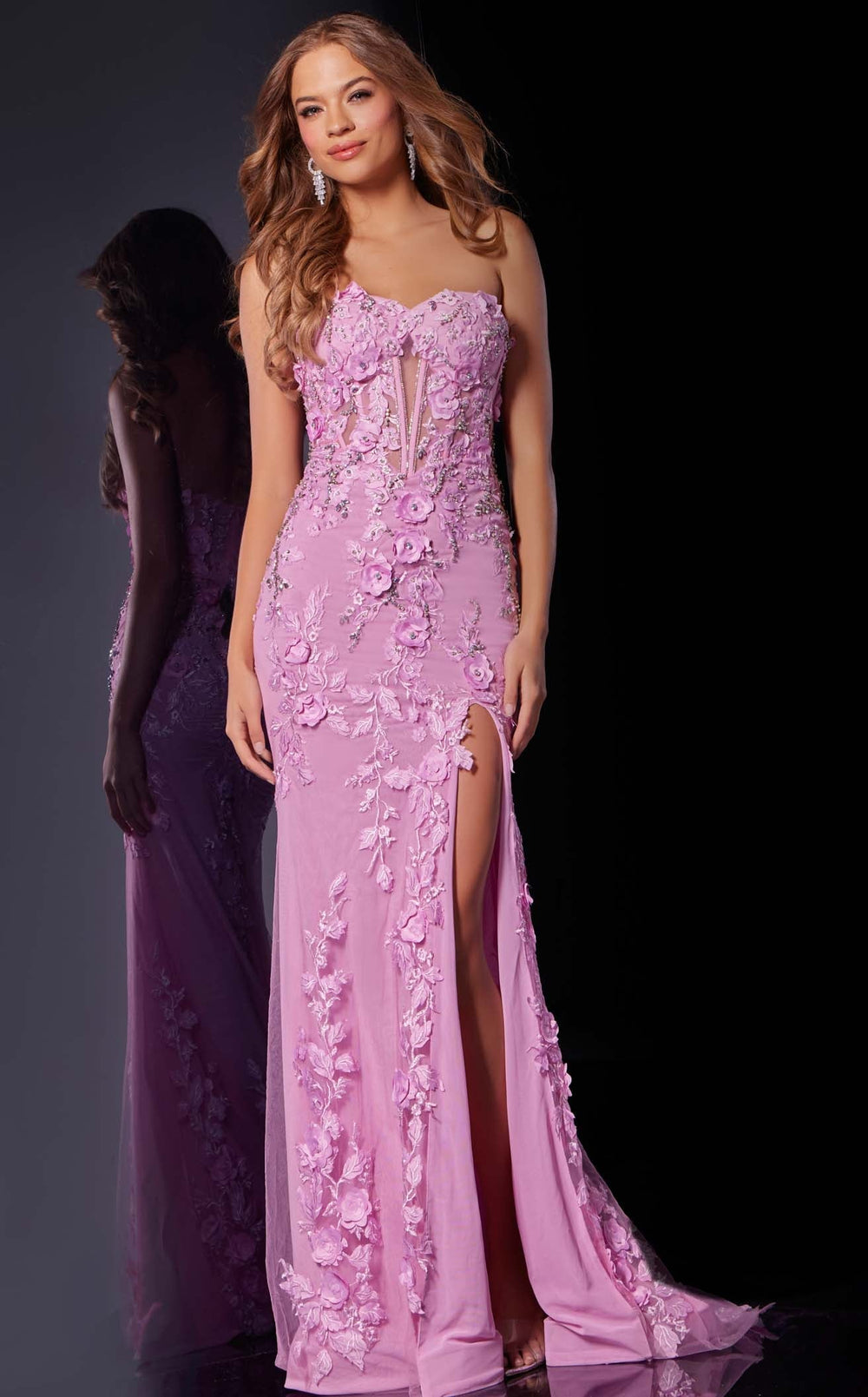 Exquisite Jovani D5107 Dress detail view - VOLAKK