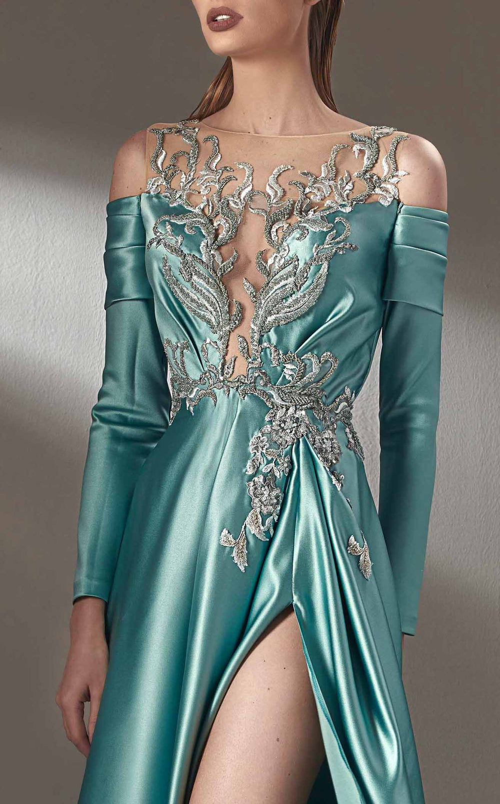 Exquisite MNM Couture K3886 Dress detail view - VOLAKK