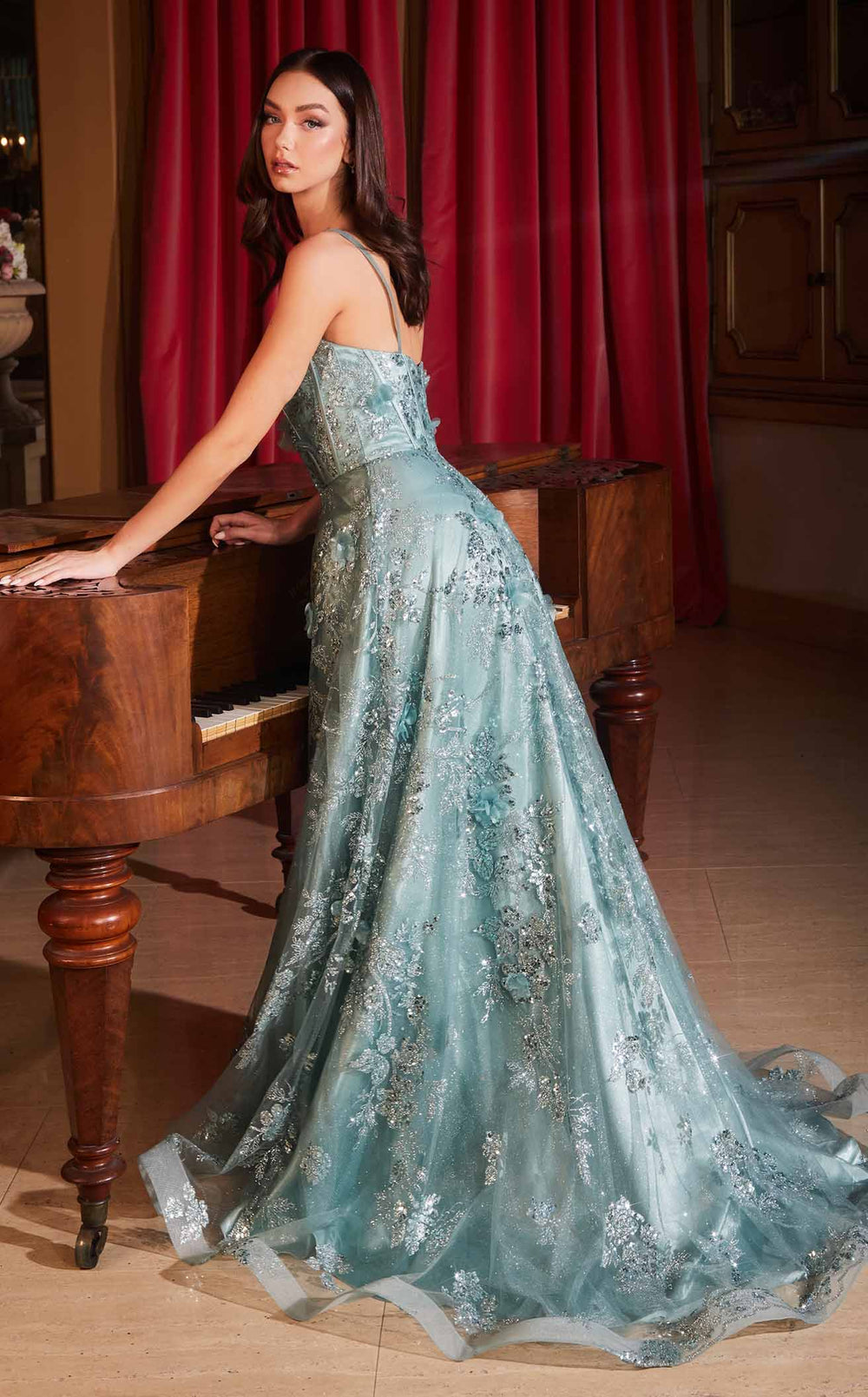 Exquisite LaDivine CB144 Dress detail view - VOLAKK