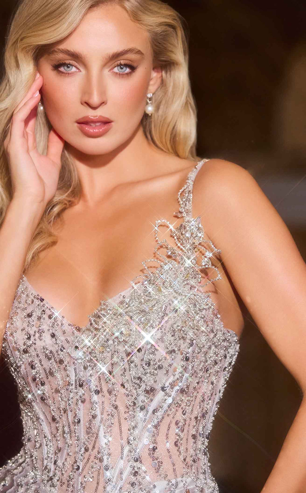 Exquisite Ladivine CC0329 Dress detail view - VOLAKK