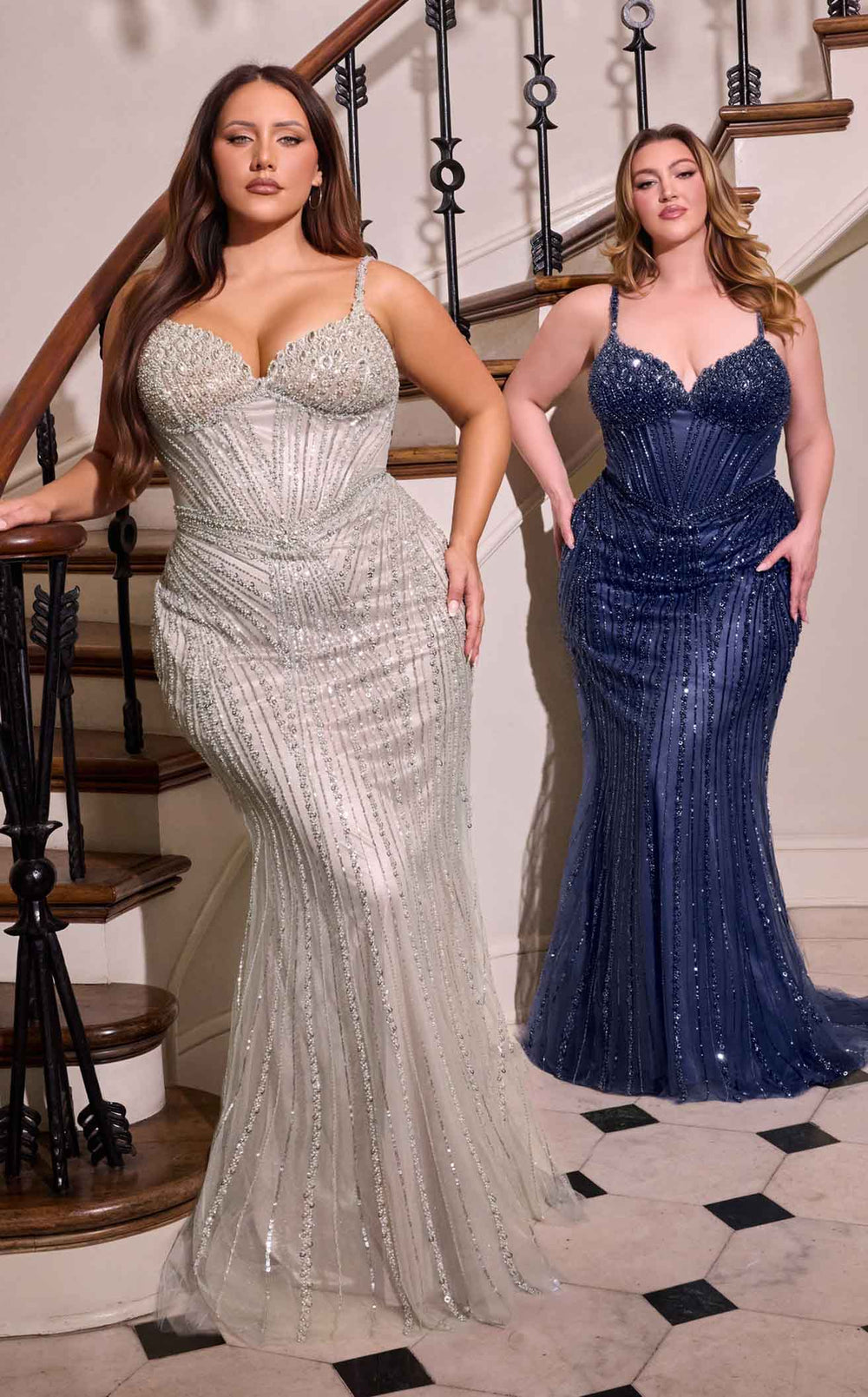 Exquisite Ladivine CC398C Dress detail view - VOLAKK