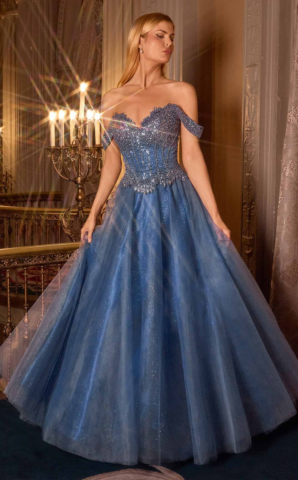 Exquisite Ladivine CC471 Dress detail view - VOLAKK